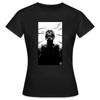 Contes d’horreur d’horreur effrayant squelette - T-shirt Femme - noir - Devant - AI Model Female 172 dark (172cm)