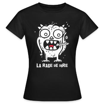 Die Wut der Sprache: So niedlich, Monster! - Frauen T-Shirt - Schwarz - Vorne - AI Model Female 172 dark (172cm)