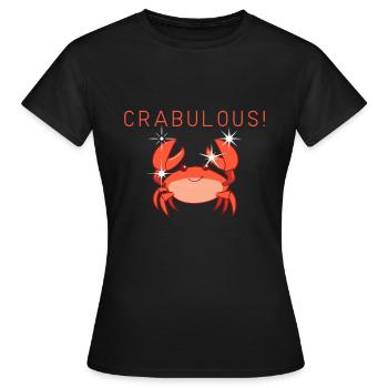 Crabe crabe - T-shirt Femme - noir - Devant - AI Model Female 172 dark (172cm)