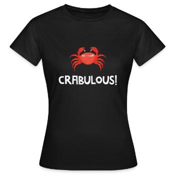 Crabe crabe - T-shirt Femme - noir - Devant - AI Model Female 172 dark (172cm)