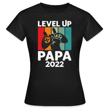 Niveau Supérieur Papa 2022 - T-shirt Femme - noir - Devant - AI Model Female 172 dark (172cm)