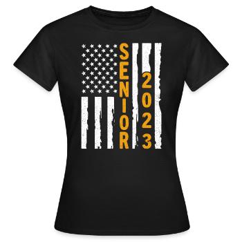 Senior 2023 - T-shirt Femme - noir - Devant - AI Model Female 172 dark (172cm)