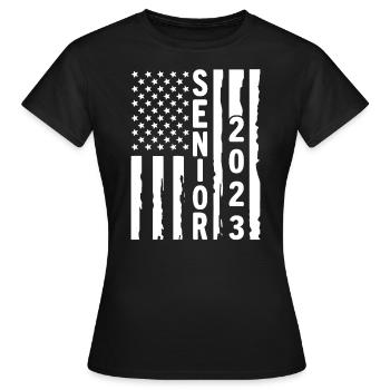 Senior 2023 - T-shirt Femme - noir - Devant - AI Model Female 172 dark (172cm)