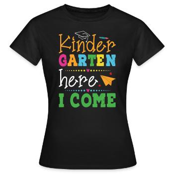 The Nursery School Me Voilà - Women's T-Shirt - black - Front - AI Model Female 172 dark (172cm)