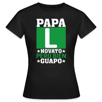 Nouveau Papa - T-shirt Femme - noir - Devant - AI Model Female 172 dark (172cm)