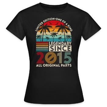 Légendaire Depuis 2015 Toutes Les Pièces D'origine - T-shirt Femme - noir - Devant - AI Model Female 172 dark (172cm)