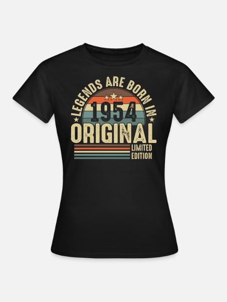 Legendäres 1954 - Frauen T-Shirt - Schwarz