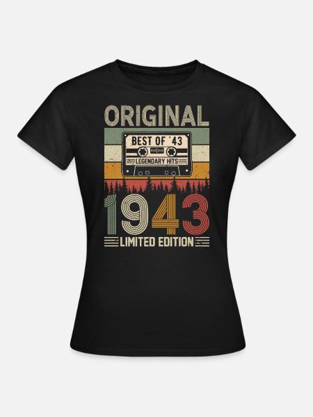 1943 Klassiker - Frauen T-Shirt - Schwarz