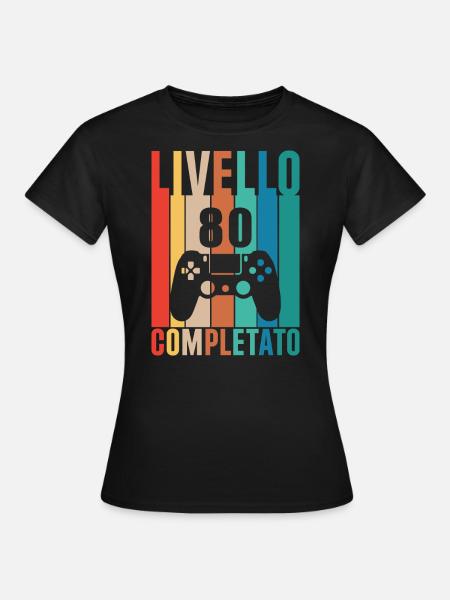 Stufe 80 - Frauen T-Shirt - Schwarz
