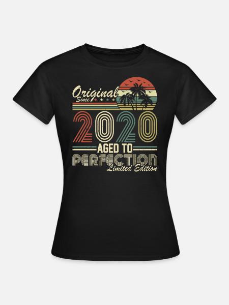 2020 - Frauen T-Shirt - Schwarz