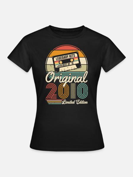 Großartig seit 2010 - Frauen T-Shirt - Schwarz