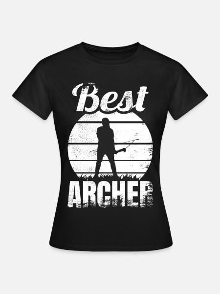Bester Bogenschütze - Frauen T-Shirt - Schwarz
