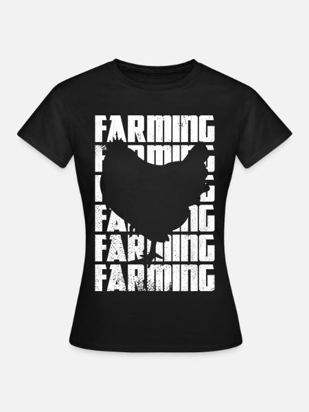 Landwirtschaft - Frauen T-Shirt - Schwarz
