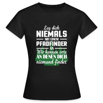 Scouts - T-shirt Femme - noir - Devant - AI Model Female 172 dark (172cm)