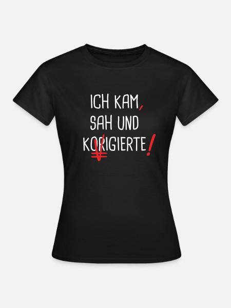 Lehrer Lehrerin Lehramt - Frauen T-Shirt - Schwarz