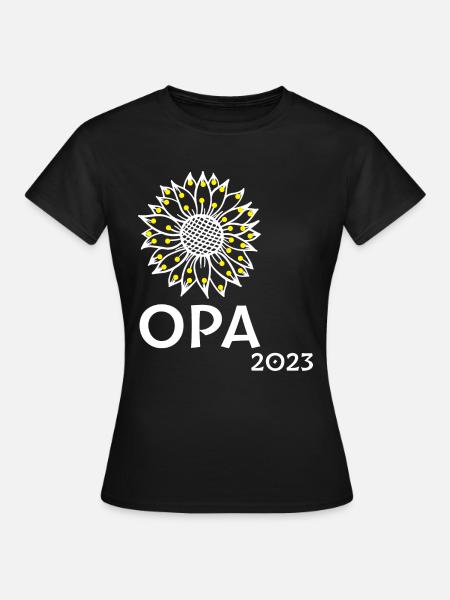 Opa 2023 loading - Frauen T-Shirt - Schwarz