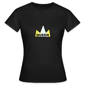 couronne - T-shirt Femme - noir - Devant - AI Model Female 172 dark (172cm)