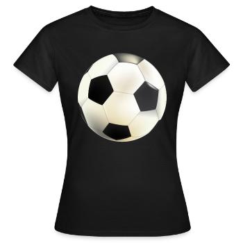 balle - T-shirt Femme - noir - Devant - AI Model Female 172 dark (172cm)