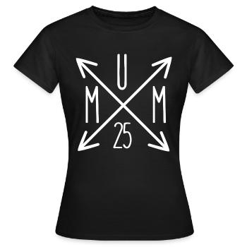 Mom-to-Be 2025 – Perfect Gift for Expecting Mother - Women's T-Shirt - black - Front - AI Model Female 172 dark (172cm)