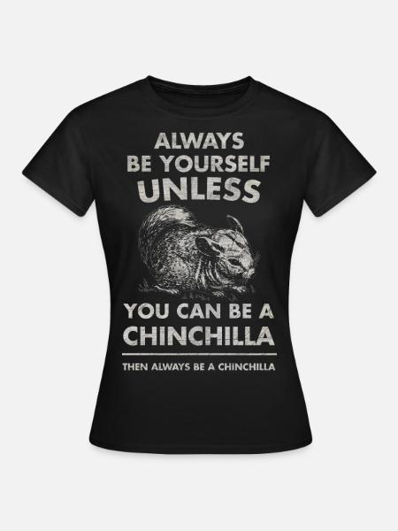 Chinchilla - Frauen T-Shirt - Schwarz