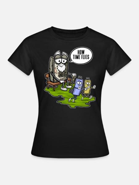 80er 90er Jahre Kassette Musik Sitzen Kassette Kassette - Frauen T-Shirt - Schwarz