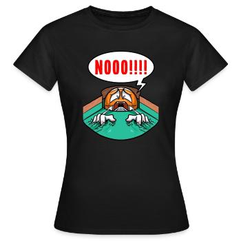 Billardspieler Scratch Billard - Frauen T-Shirt - Schwarz - Vorne - AI Model Female 172 dark (172cm)