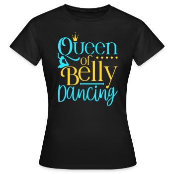 Danseuse du ventre Reine de la danse du ventre - T-shirt Femme - noir - Devant - AI Model Female 172 dark (172cm)