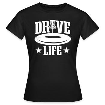 Disc Golfer Disc Life Disc Golf - Frauen T-Shirt - Schwarz - Vorne - AI Model Female 172 dark (172cm)