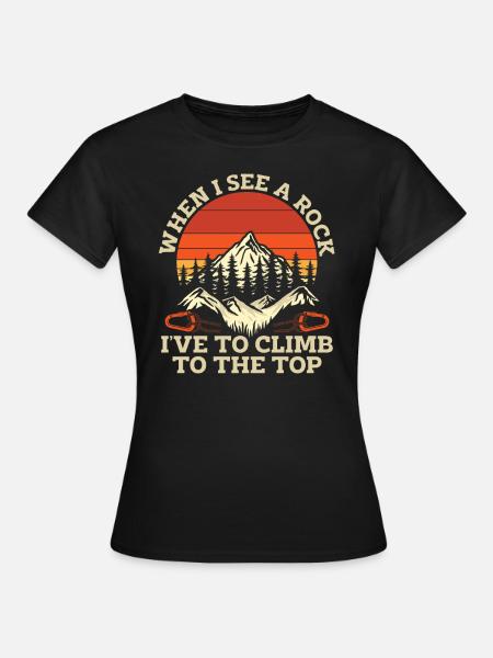 Escalade pour l’escalade - T-shirt Femme - noir