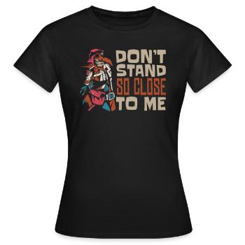 Plague Doctor Plague Doctor Mask Medicines - Women's T-Shirt - black - Front - AI Model Female 172 dark (172cm)