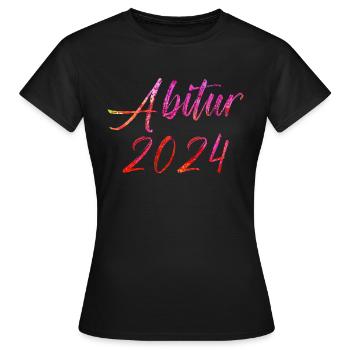 Abitur 2024 - Frauen T-Shirt - Schwarz - Vorne - AI Model Female 172 dark (172cm)