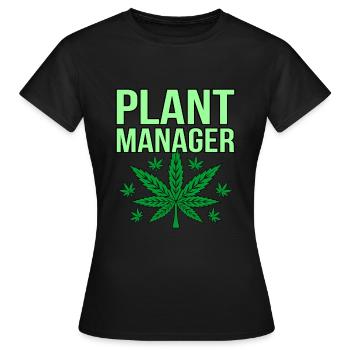 Cannabis - T-shirt Femme - noir - Devant - AI Model Female 172 dark (172cm)