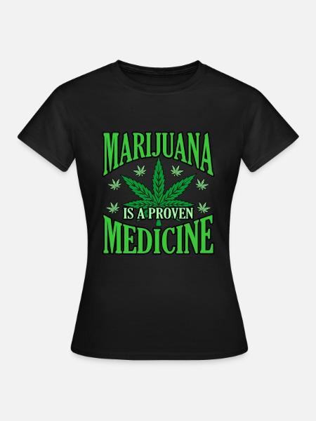 Cannabis - Frauen T-Shirt - Schwarz