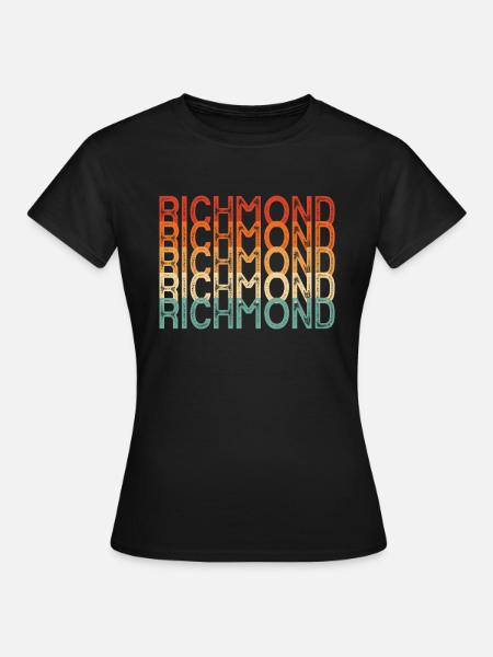 Richmond Virginia - Frauen T-Shirt - Schwarz