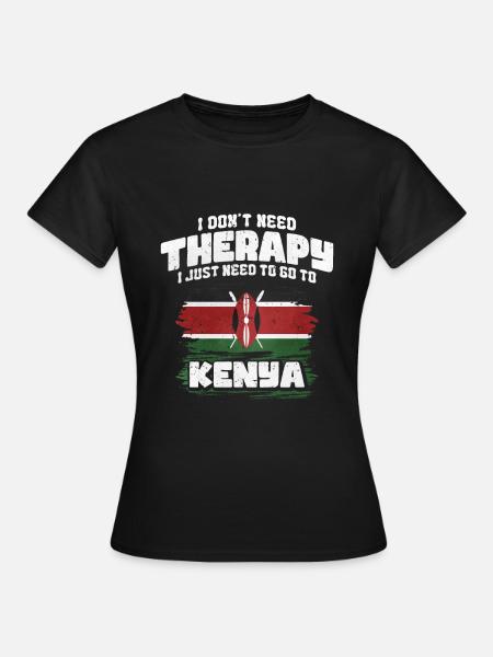 Kenia - Frauen T-Shirt - Schwarz
