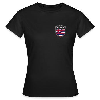 Hawaï - T-shirt Femme - noir - Devant - AI Model Female 172 dark (172cm)