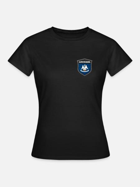 Louisiana - Frauen T-Shirt - Schwarz
