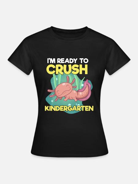 Kindergarten - Frauen T-Shirt - Schwarz