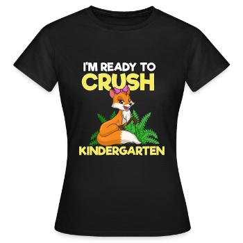 Kindergarten - Women's T-Shirt - black - Front - AI Model Female 172 dark (172cm)