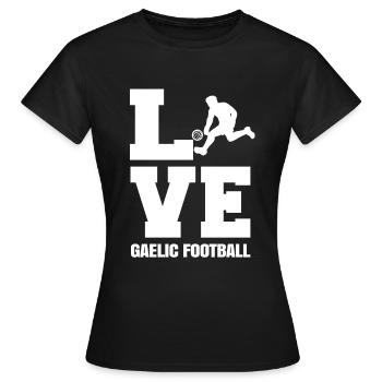 Cher football gaélique - T-shirt Femme - noir - Devant - AI Model Female 172 dark (172cm)