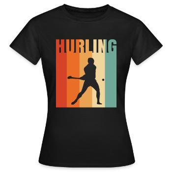 Schleudern - Frauen T-Shirt - Schwarz - Vorne - AI Model Female 172 dark (172cm)