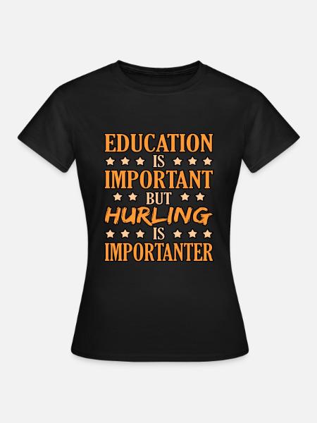 Hurling training - Women's T-Shirt - black