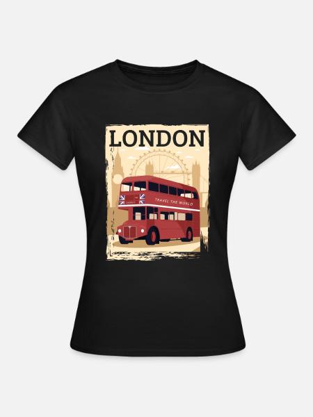 Londres - T-shirt Femme - noir