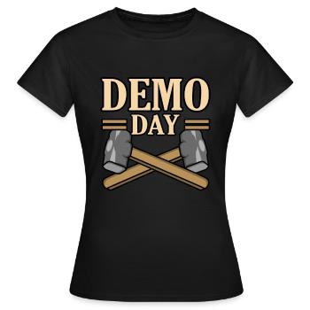 Cadeau de rénovation de destruction de maison - T-shirt Femme - noir - Devant - AI Model Female 172 dark (172cm)