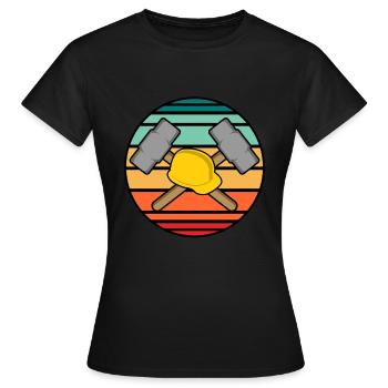 Cadeau de rénovation de destruction de maison - T-shirt Femme - noir - Devant - AI Model Female 172 dark (172cm)