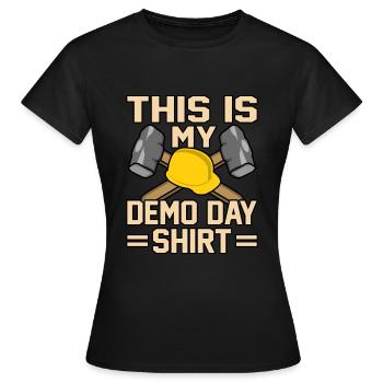 Cadeau de rénovation de destruction de maison - T-shirt Femme - noir - Devant - AI Model Female 172 dark (172cm)