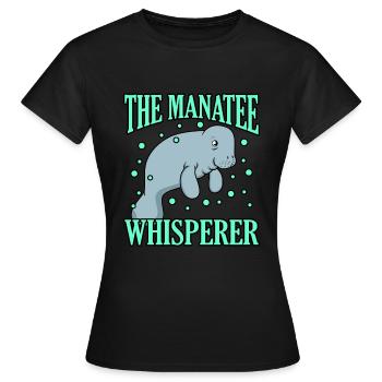 Lamantin - T-shirt Femme - noir - Devant - AI Model Female 172 dark (172cm)