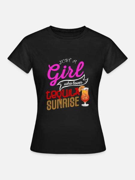 Tequila Sunrise - Frauen T-Shirt - Schwarz