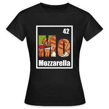 Mozzarella-Stangen - Frauen T-Shirt - Schwarz - Vorne - AI Model Female 172 dark (172cm)