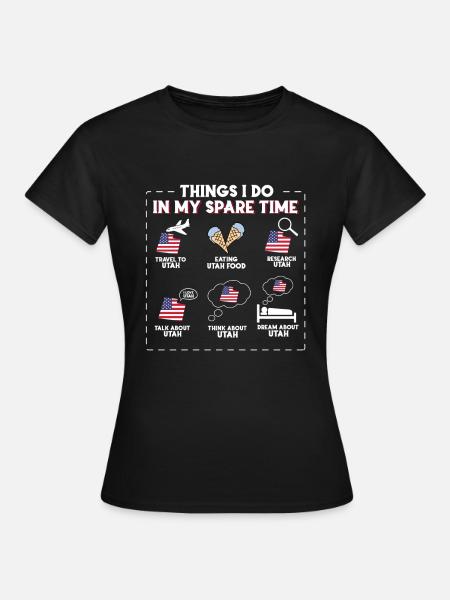 Utah - Frauen T-Shirt - Schwarz
